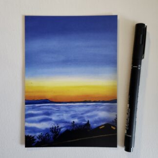 Carte postale "La vue depuis Grandvaux"